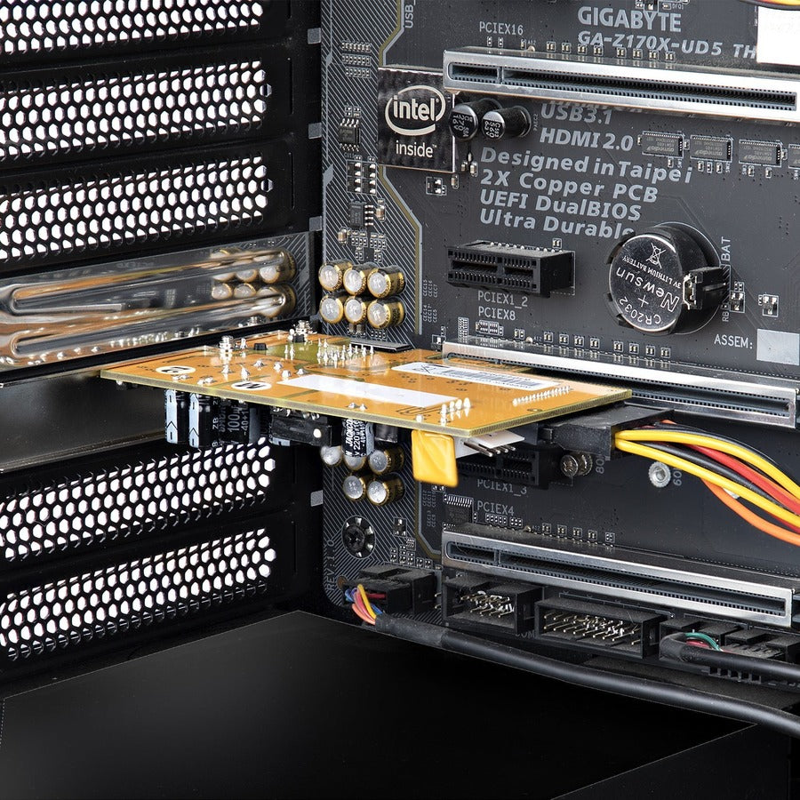 StarTech.com Carte réseau PoE 1 port 2,5 Gbit/s, carte Ethernet PCIe, carte réseau PoE 30 W 802.3at pour PC/serveurs, adaptateur LAN PoE RJ45/réseau, NBaseT ST1000PEXPSE