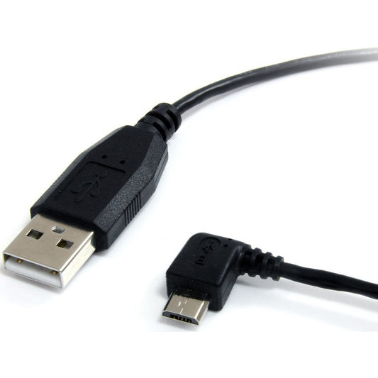 Câble micro USB StarTech.com de 1,8 m - A vers Micro B coudé vers la gauche UUSBHAUB6LA