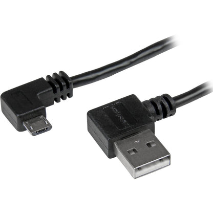 Câble micro-USB StarTech.com de 1 m avec connecteurs à angle droit - M/M - Câble USB A vers Micro B USB2AUB2RA1M