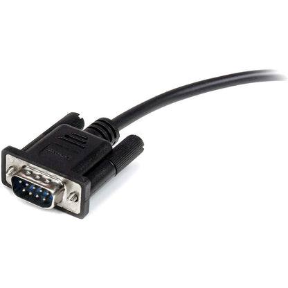 Câble série DB9 RS232 droit noir de 0,5 m de StarTech.com - M/F MXT10050CMBK