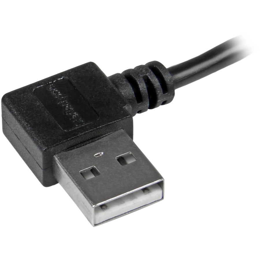 Câble micro-USB StarTech.com de 1 m avec connecteurs à angle droit - M/M - Câble USB A vers Micro B USB2AUB2RA1M