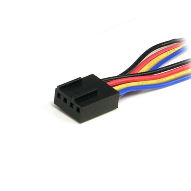 Câble d'extension d'alimentation en Y pour ventilateur PWM à 4 broches de 30,5 cm de StarTech.com - F/M FAN4SPLIT12