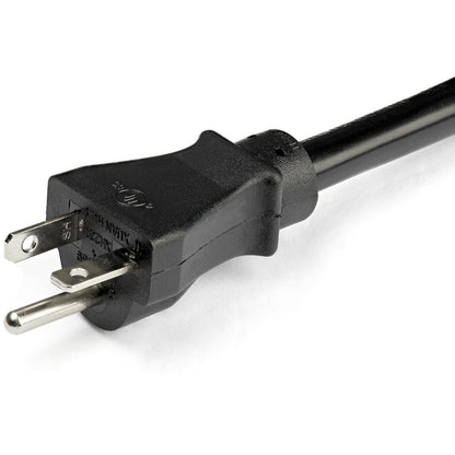 StarTech.com Rallonge électrique robuste de 1 m, NEMA L5-20R vers NEMA 5-20P, noir, 13 A, 125 V, 12 AWG, câble d'alimentation de gros calibre PAC520PLR3
