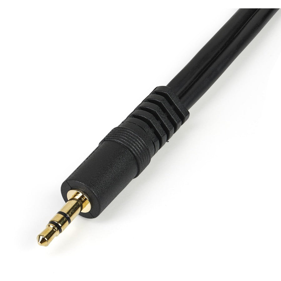 StarTech.com Stereo Splitter Cable - Phono Stereo 3.5mm (M) - Phono 2x Stereo (F) - 6in MUY1MFF