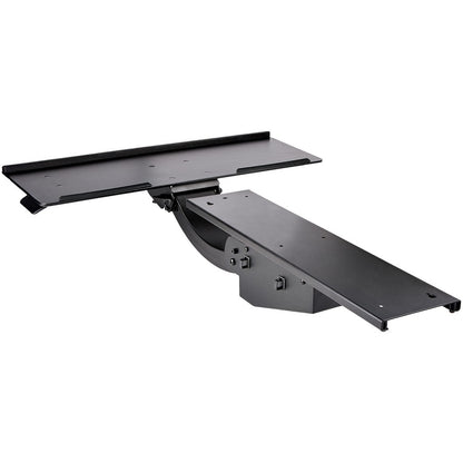 StarTech.com Plateau de clavier sous le bureau, plateau de clavier et de souris réglable en hauteur (10" x 26"), plateau de clavier d'ordinateur ergonomique avec tapis de souris KBTRAYADJ2