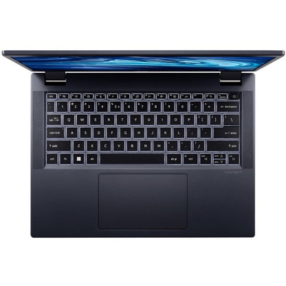 Ordinateur portable Acer TravelMate P4 P414-52 TMP414-52-531C 14" - WUXGA - Intel Core i5 12e génération i5-1240P - 16 Go - SSD 512 Go - Clavier anglais - Bleu ardoise NX.VW5AA.001