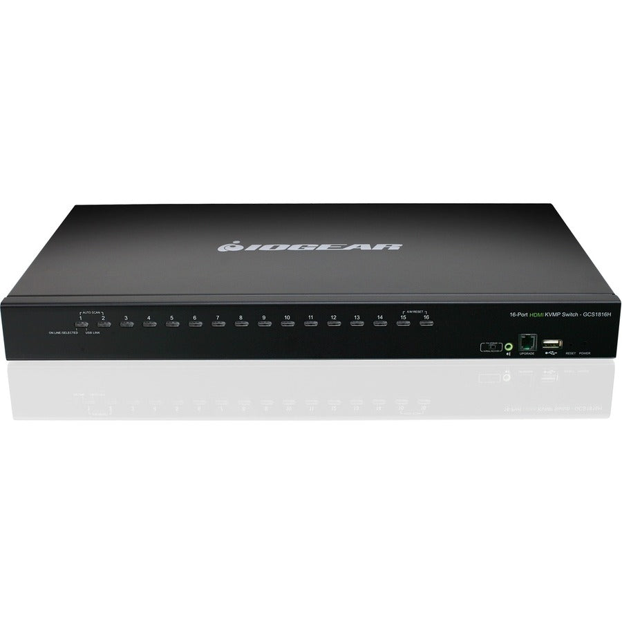 Commutateur KVM USB HDMI 16 ports IOGEAR avec audio (conforme TAA) GCS1816H