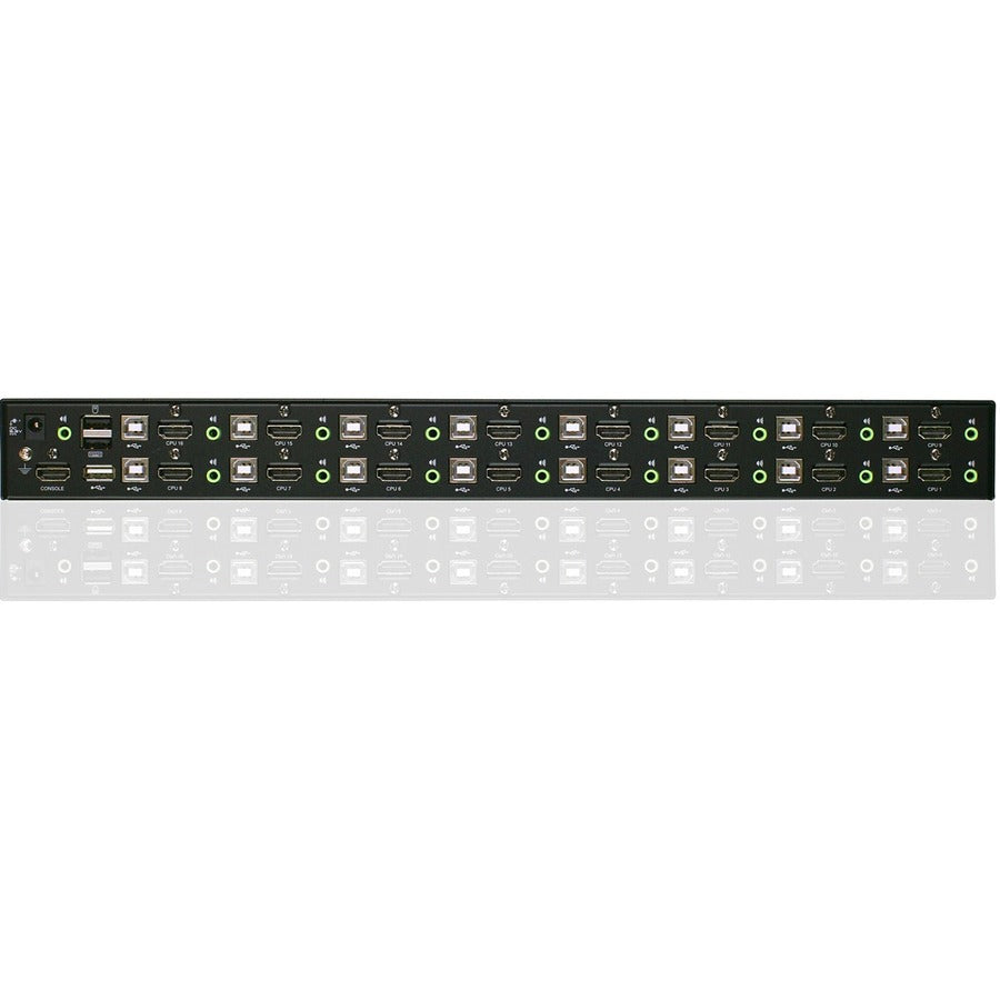 Commutateur KVM USB HDMI 16 ports IOGEAR avec audio (conforme TAA) GCS1816H