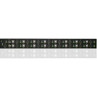 Commutateur KVM USB HDMI 16 ports IOGEAR avec audio (conforme TAA) GCS1816H