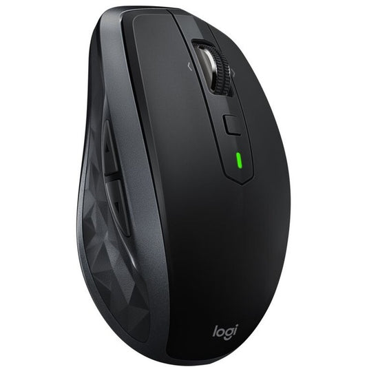 Souris sans fil Logitech MX Anywhere 2S - Utilisation sur n'importe quelle surface, défilement ultra-rapide, rechargeable, contrôle jusqu'à 3 ordinateurs et ordinateurs portables Apple Mac et Windows (Bluetooth ou USB), noir 910-005748
