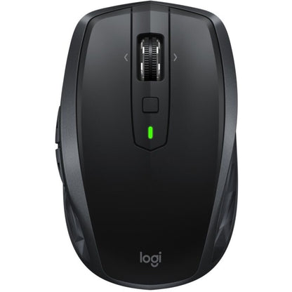 Souris sans fil Logitech MX Anywhere 2S - Utilisation sur n'importe quelle surface, défilement ultra-rapide, rechargeable, contrôle jusqu'à 3 ordinateurs et ordinateurs portables Apple Mac et Windows (Bluetooth ou USB), noir 910-005748