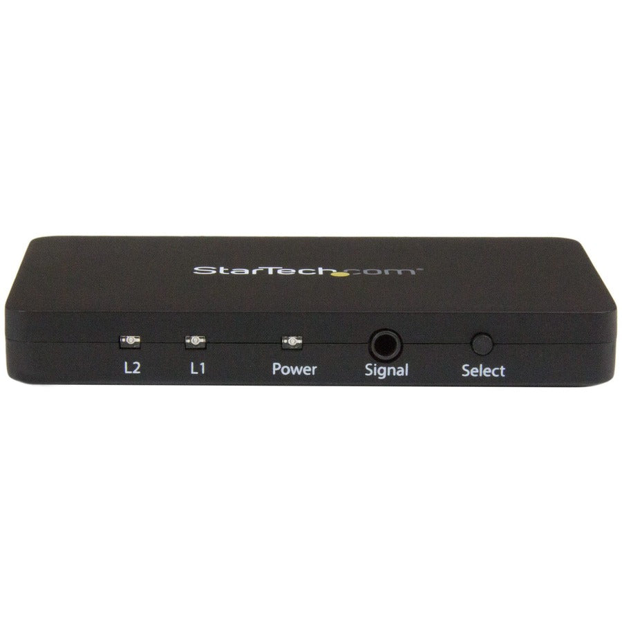 StarTech.com Commutateur vidéo automatique HDMI à 2 ports avec boîtier en aluminium et prise en charge MHL - 4K 30 Hz VS221HD4K