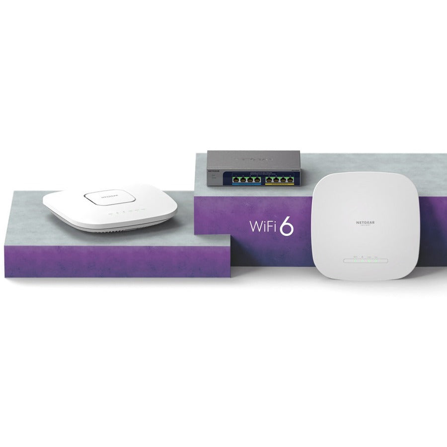 Netgear WAX615 Dual Band IEEE 802.11 a/b/g/n/ac/ax/i 3 Gbit/s Wireless Access Point - Indoor WAX615-100CNS