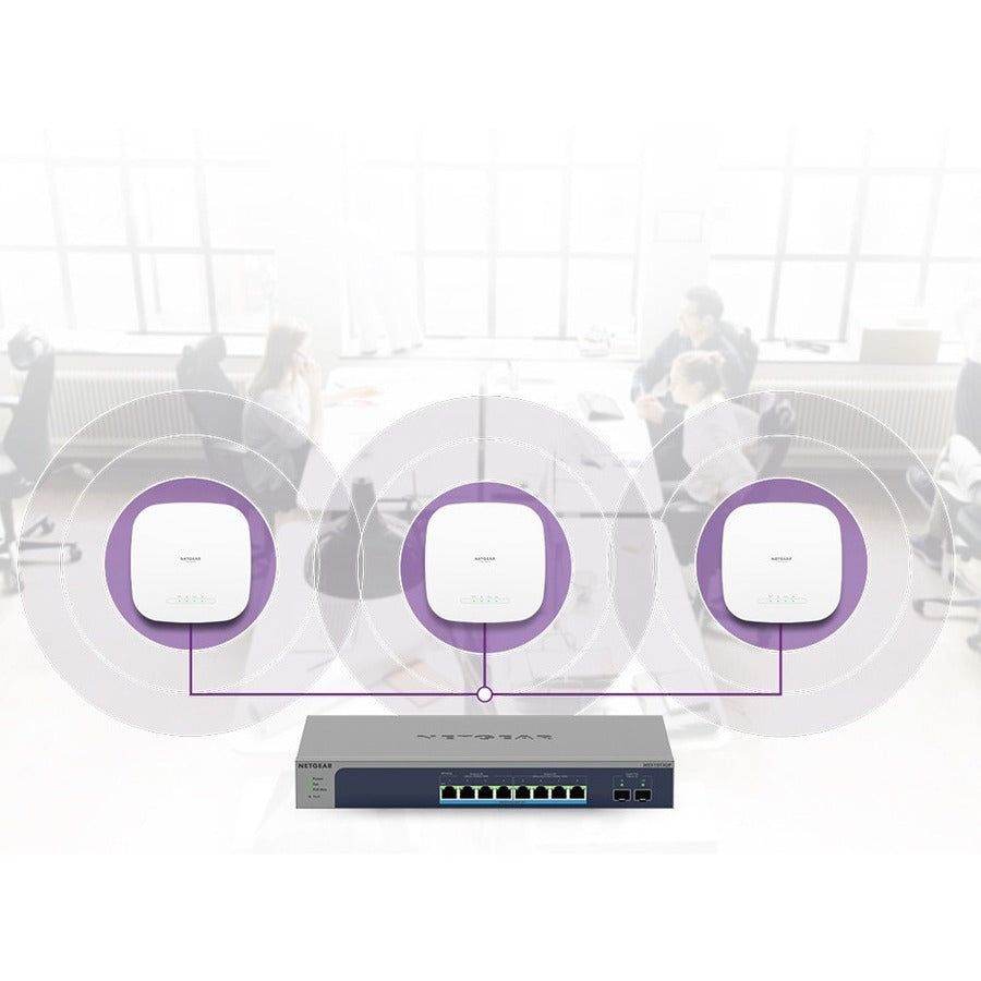 Netgear WAX615 Dual Band IEEE 802.11 a/b/g/n/ac/ax/i 3 Gbit/s Wireless Access Point - Indoor WAX615-100CNS