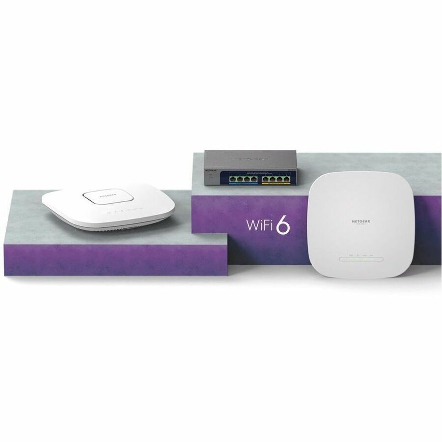 Netgear WAX615 Dual Band IEEE 802.11 a/b/g/n/ac/ax/i 3 Gbit/s Wireless Access Point - Indoor WAX615-100CNS
