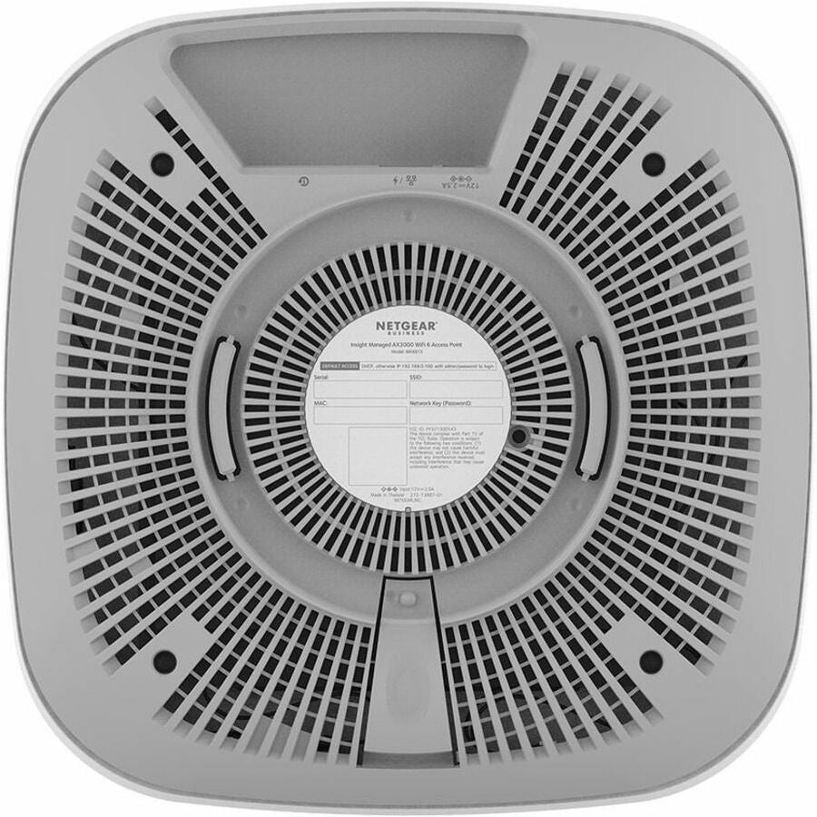 Netgear WAX615 Dual Band IEEE 802.11 a/b/g/n/ac/ax/i 3 Gbit/s Wireless Access Point - Indoor WAX615-100CNS