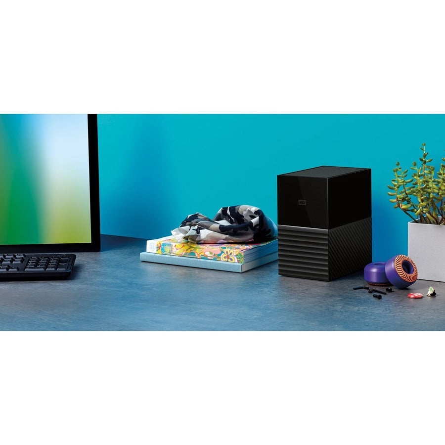 Disque dur de stockage RAID pour ordinateur de bureau WD My Book Duo WDBFBE0360JBK-NESN