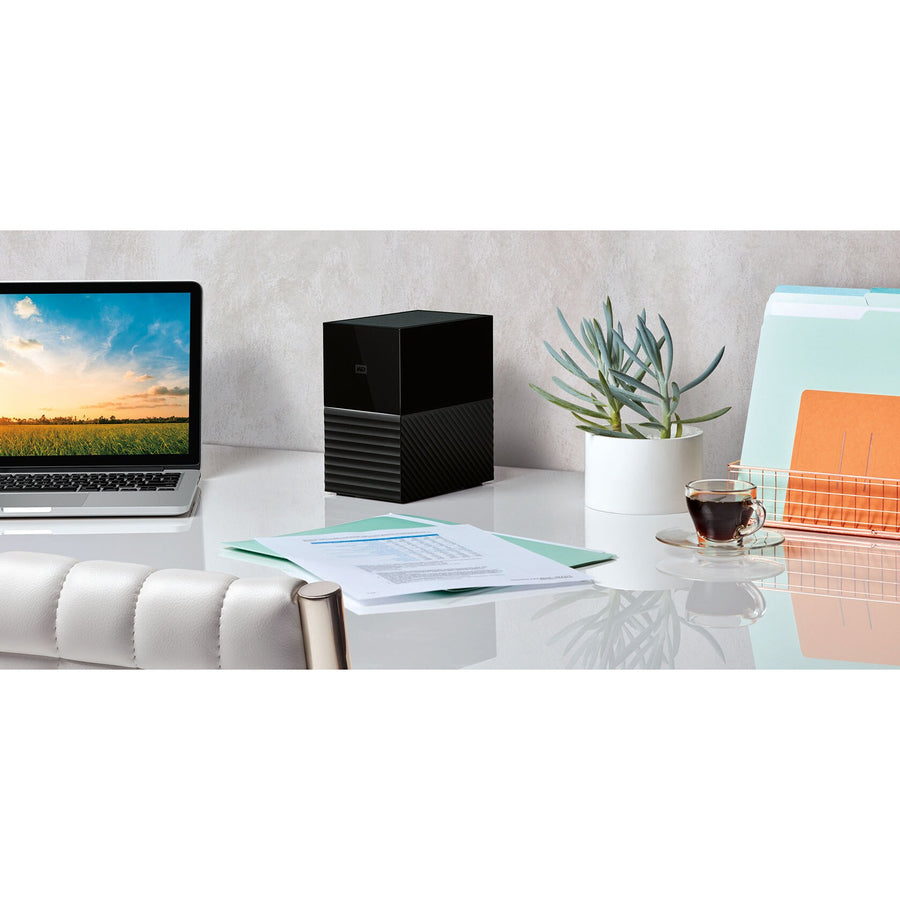 Disque dur de stockage RAID pour ordinateur de bureau WD My Book Duo WDBFBE0360JBK-NESN