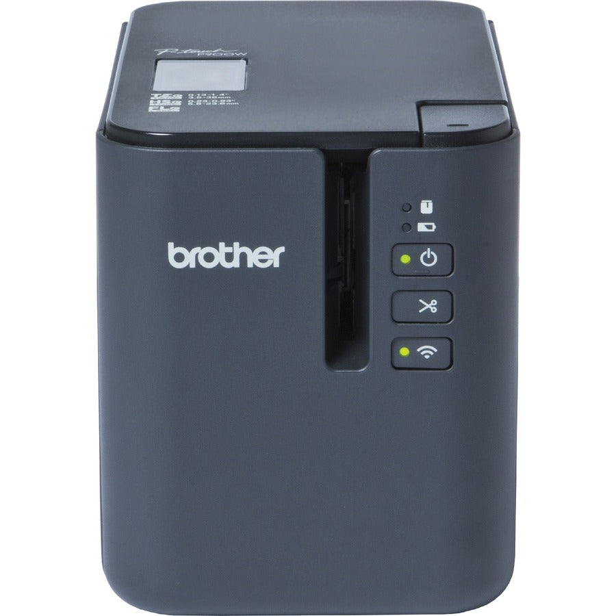 Imprimante à transfert thermique de bureau Brother P-touch PT-P900W - Monochrome - Impression sur ruban - USB - Série - LAN sans fil PTP900W