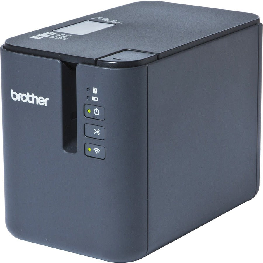 Imprimante à transfert thermique de bureau Brother P-touch PT-P900W - Monochrome - Impression sur ruban - USB - Série - LAN sans fil PTP900W