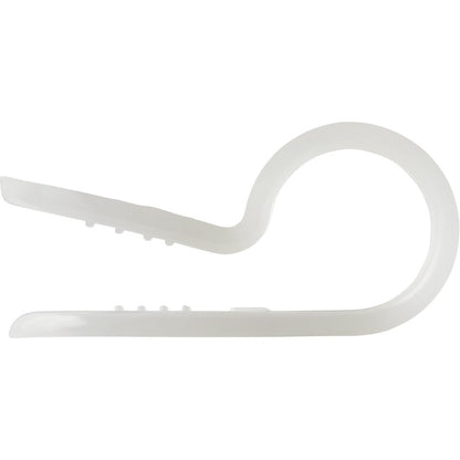 StarTech.com Lot de 100 serre-câbles à vis - Attache/support de fil - Clips en nylon réutilisables à visser de type R - Homologué UL/94V-2 - Moyen CBMSDCC2