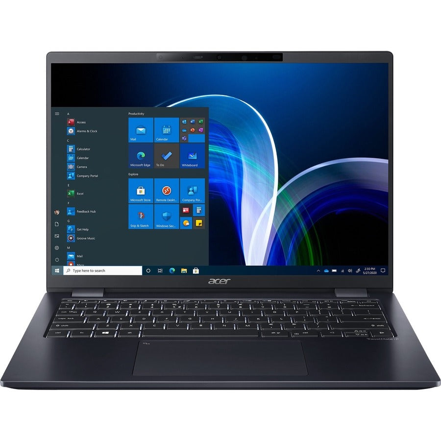 Ordinateur portable Acer TravelMate P6 P614-52 TMP614-52-533A 14" - WUXGA - Intel Core i5 11e génération i5-1135G7 - 16 Go - SSD 512 Go - Clavier anglais (États-Unis), français - Galaxy Black NX.VSYAA.009