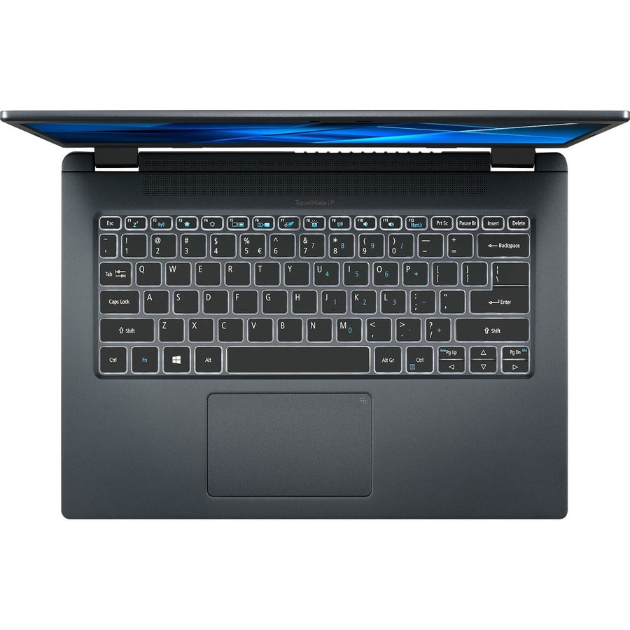 Ordinateur portable Acer TravelMate P4 P414-51 TMP414-51-56E0 14" - Full HD - Intel Core i5 11e génération i5-1135G7 - 16 Go - SSD 512 Go - Clavier anglais - Bleu ardoise NX.VPDAA.003