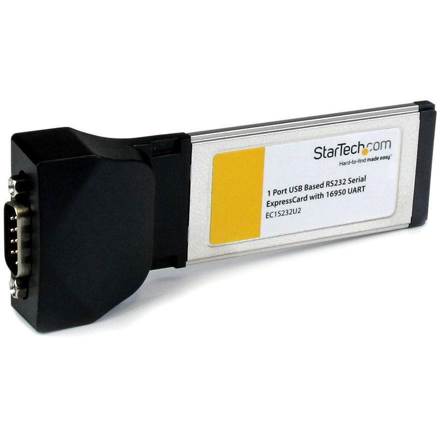 StarTech.com Carte adaptateur ExpressCard 1 port vers série RS232 DB9 avec 16950 - USB EC1S232U2