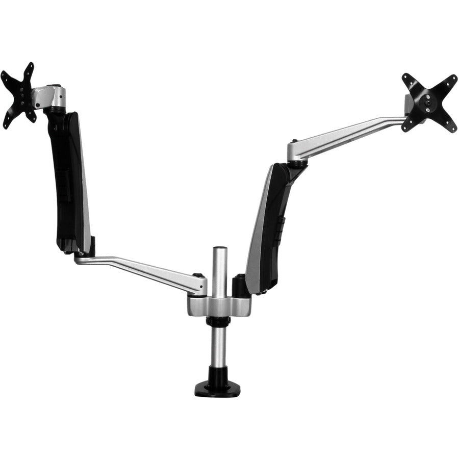 StarTech.com Bras de fixation pour écran double de bureau, mouvement complet, support de qualité supérieure pour écrans jusqu'à 30 pouces (19,8 lb/9 kg) à montage VESA, sans outil ARMDUAL30