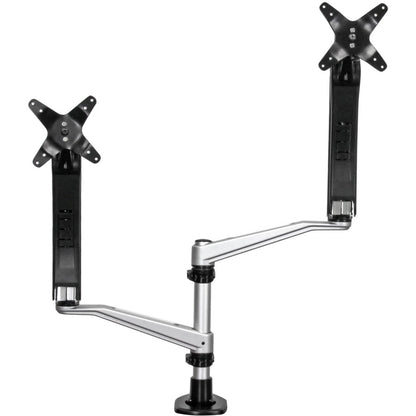 StarTech.com Bras de fixation pour écran double de bureau, mouvement complet, support de qualité supérieure pour écrans jusqu'à 30 pouces (19,8 lb/9 kg) à montage VESA, sans outil ARMDUAL30