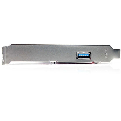 StarTech.com Carte PCI Express SuperSpeed ​​USB 3.0 à 2 ports avec prise en charge UASP - 5 Gbit/s - 1 interne, 1 externe PEXUSB3S11