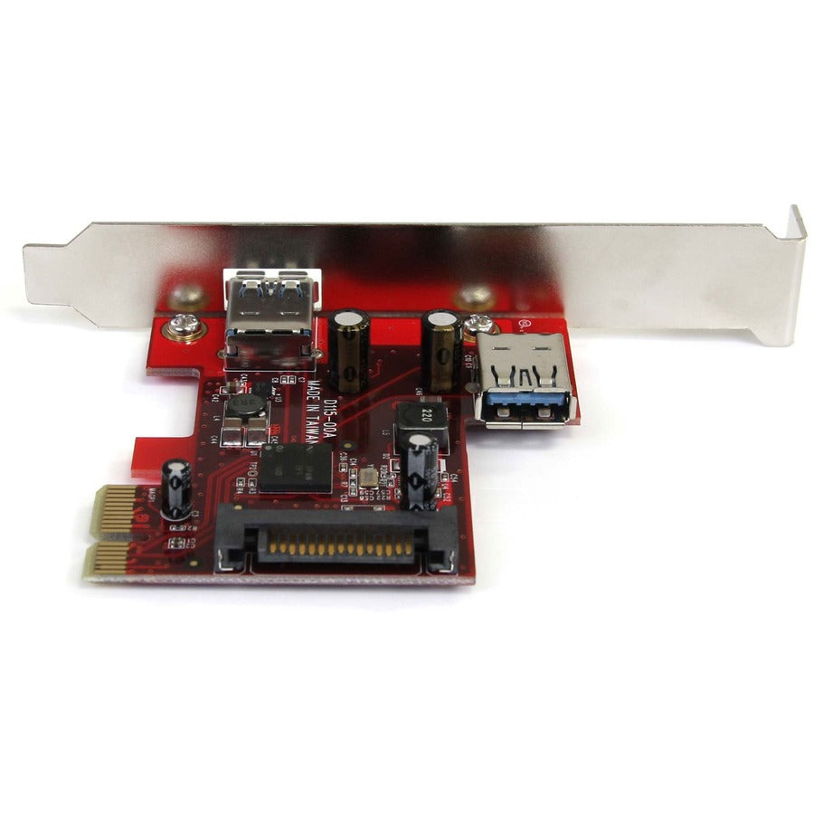 StarTech.com Carte PCI Express SuperSpeed ​​USB 3.0 à 2 ports avec prise en charge UASP - 5 Gbit/s - 1 interne, 1 externe PEXUSB3S11