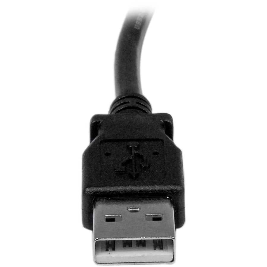 Câble USB 2.0 A vers B coudé de 2 m de StarTech.com - M/M USBAB2MR