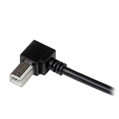 Câble USB 2.0 A vers B coudé de 2 m de StarTech.com - M/M USBAB2MR