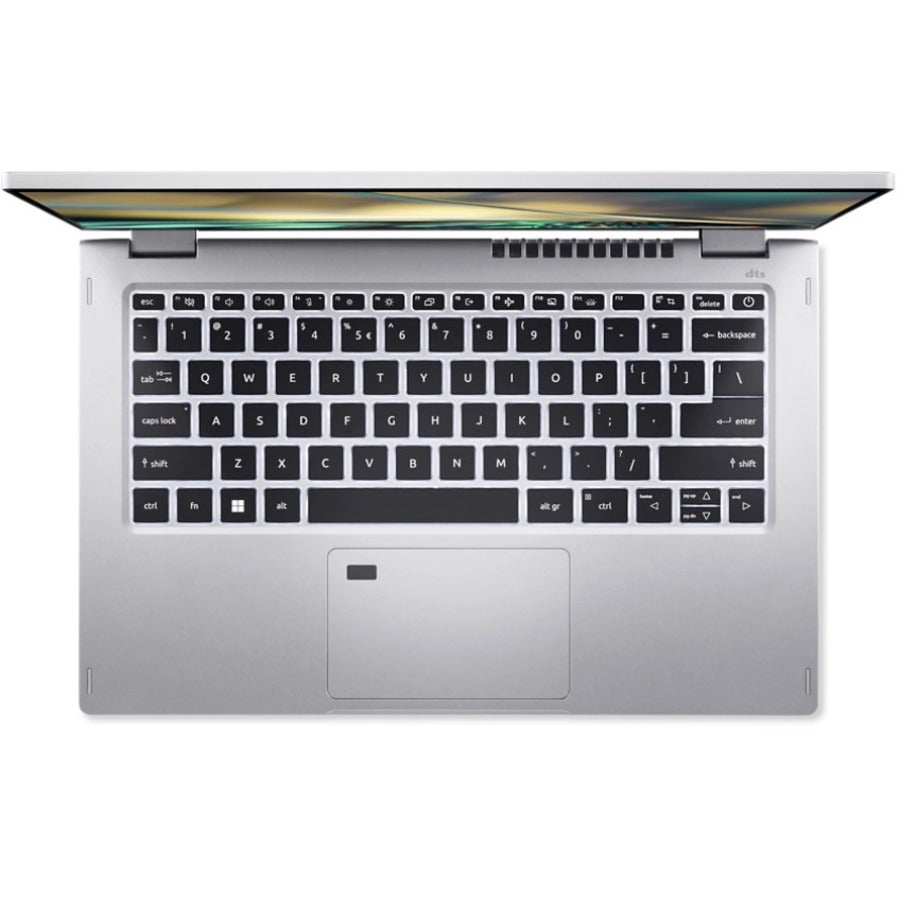 Acer Spin 3 SP314-55N SP314-55N-72CE Ordinateur portable convertible 2 en 1 à écran tactile 14" - Full HD - Intel Core i7 12e génération i7-1255U - 16 Go - SSD 1 To - Clavier anglais (États-Unis), français - Argent pur NX.K0QAA.002