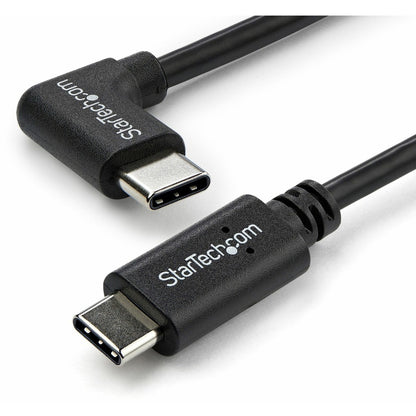 StarTech.com Câble USB-C à angle droit M/M de 1 m - USB 2.0 - Câble USB Type C - Câble USB-C à 90 degrés - Câble USB C vers USB C - Câble de charge USB-C USB2CC1MR