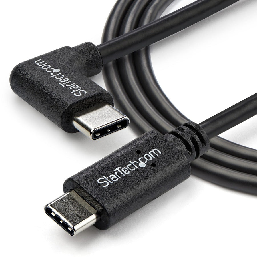 StarTech.com Câble USB-C à angle droit M/M de 1 m - USB 2.0 - Câble USB Type C - Câble USB-C à 90 degrés - Câble USB C vers USB C - Câble de charge USB-C USB2CC1MR