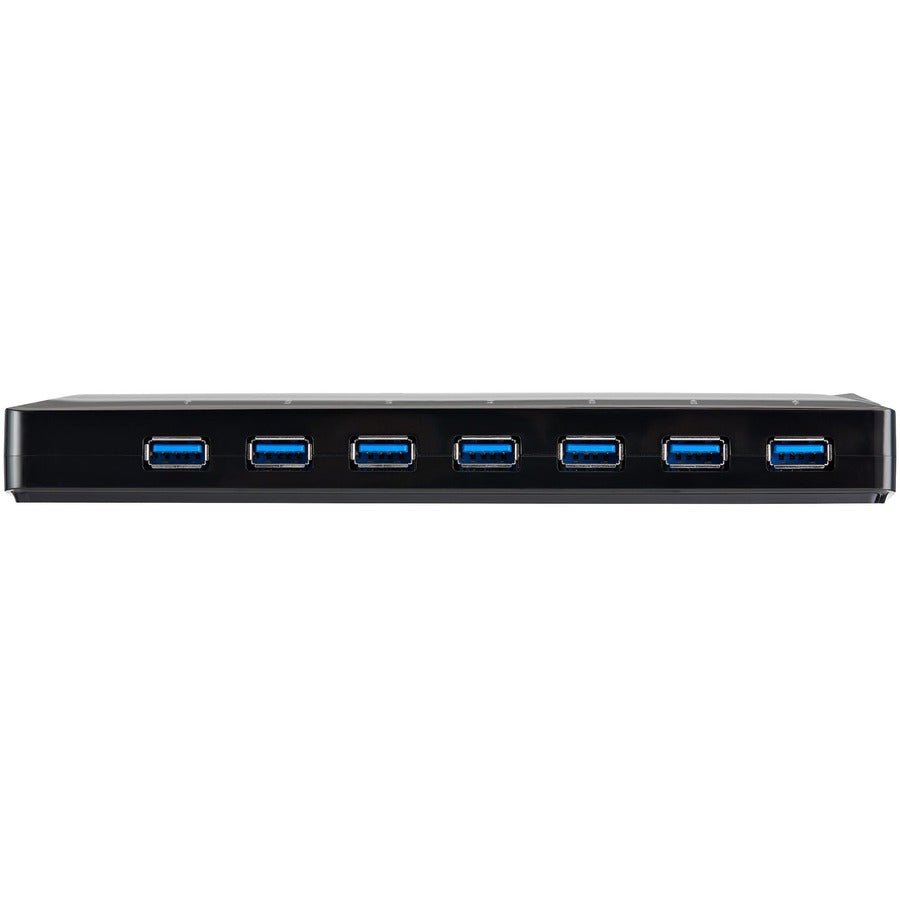 StarTech.com Hub USB 3.0 à 7 ports et ports de charge dédiés - 2 ports 2,4 A - Hub USB de bureau et station de charge rapide ST93007U2C
