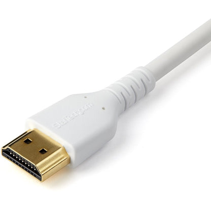 Câble HDMI 2.0 certifié de qualité supérieure StarTech.com de 1 m avec Ethernet - Câble de moniteur HDMI ultra HD robuste et durable haute vitesse UHD 4K 60 Hz HDR de 0,9 m RHDMM1MPW