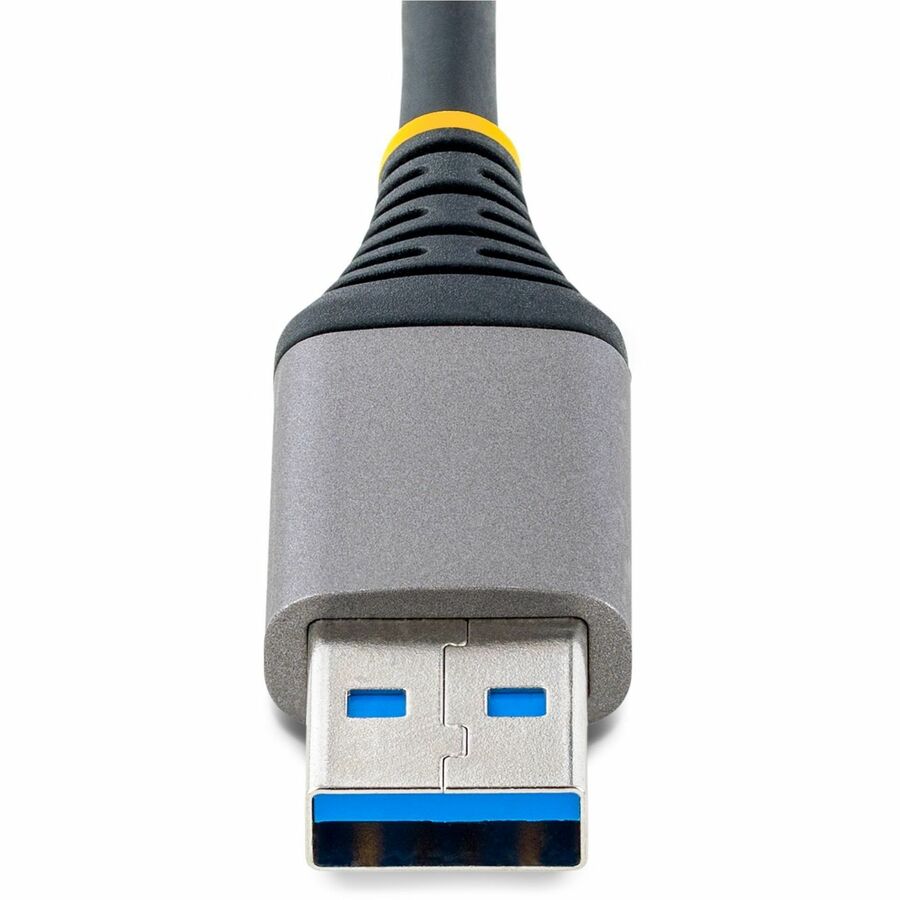 StarTech.com Hub USB 3 ports avec Ethernet, ports USB-A, Gigabit Ethernet/GbE, 5 Gbit/s, alimentation par bus, câble de 30 cm, hub USB pour ordinateur portable 5G3AGBB-USB-A-HUB