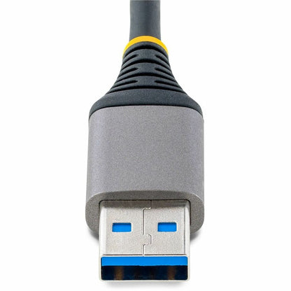 StarTech.com Hub USB 3 ports avec Ethernet, ports USB-A, Gigabit Ethernet/GbE, 5 Gbit/s, alimentation par bus, câble de 30 cm, hub USB pour ordinateur portable 5G3AGBB-USB-A-HUB