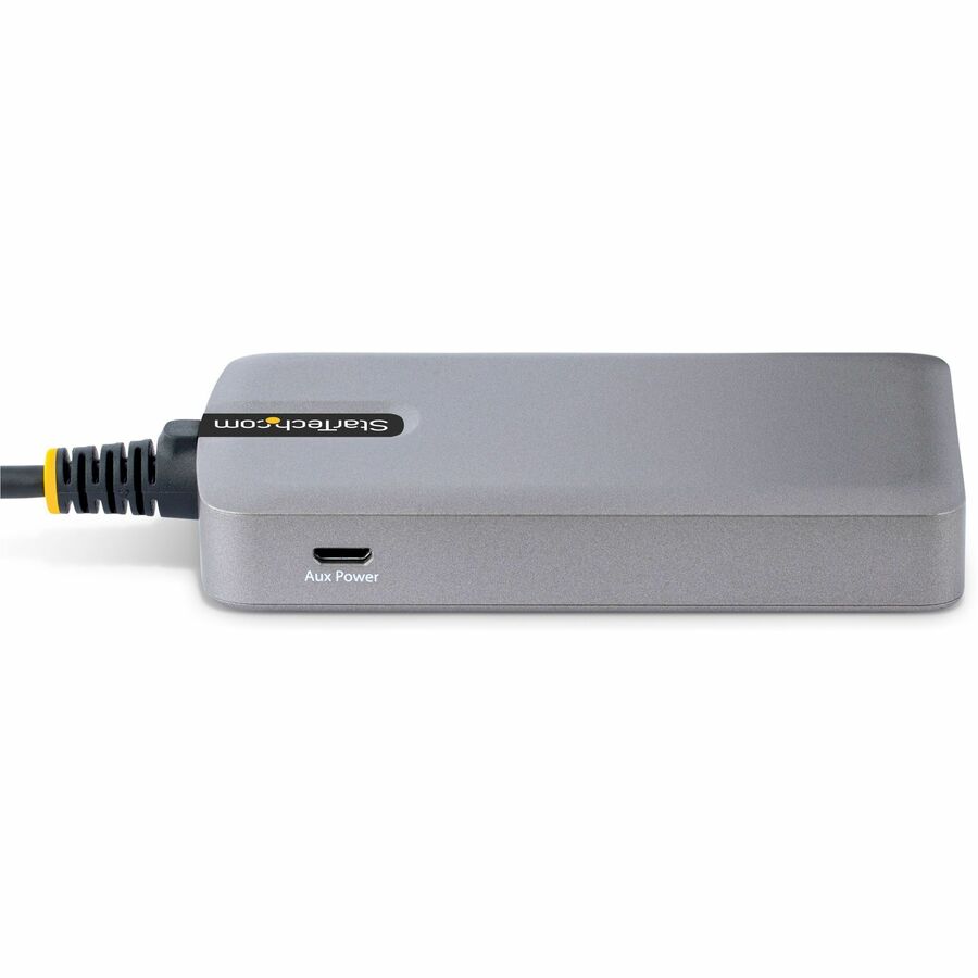 StarTech.com Hub USB 3 ports avec Ethernet, ports USB-A, Gigabit Ethernet/GbE, 5 Gbit/s, alimentation par bus, câble de 30 cm, hub USB pour ordinateur portable 5G3AGBB-USB-A-HUB