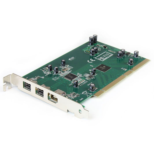 Carte adaptateur FireWire PCI 1394b à 3 ports 2b 1a avec kit de montage DV PCI1394B_3 de StarTech.com