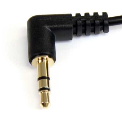 Câble audio stéréo coudé fin 3,5 mm de 30 cm StarTech.com - M/M MU1MMS2RA