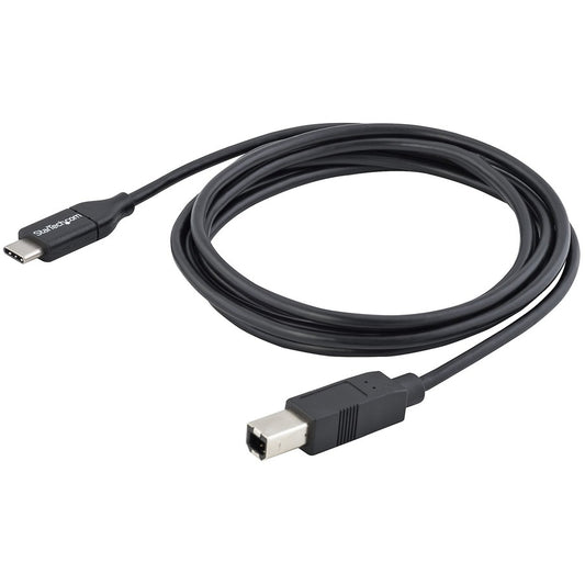 Câble USB C vers USB B StarTech.com de 2 m - M/M - USB 2.0 - Câble d'imprimante USB Type C - Câble USB 2.0 Type-C vers Type-B USB2CB2M