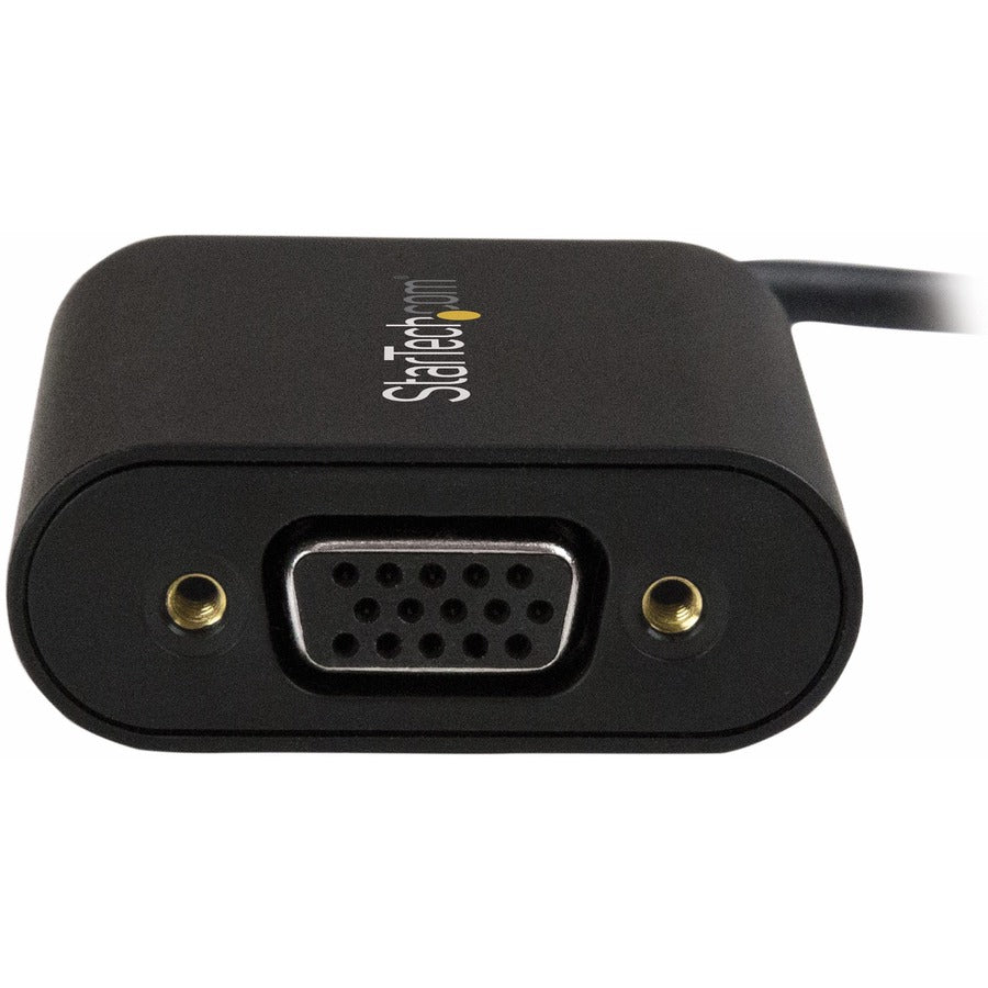 StarTech.com USB-C to VGA Adapter - 1920x1200 - USB C Adapter - USB Type C to VGA Monitor / Projector Adapter CDP2VGASA