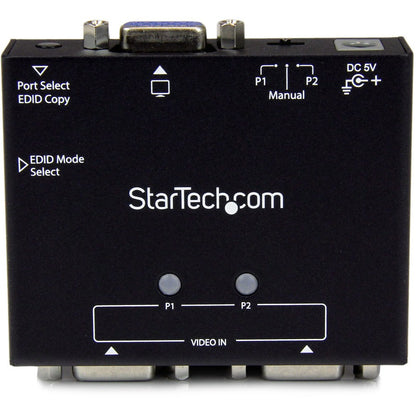 Boîtier de commutation automatique VGA à 2 ports StarTech.com avec commutation prioritaire et copie EDID ST122VGA