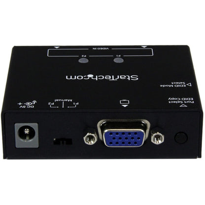 Boîtier de commutation automatique VGA à 2 ports StarTech.com avec commutation prioritaire et copie EDID ST122VGA