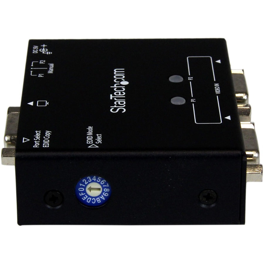 Boîtier de commutation automatique VGA à 2 ports StarTech.com avec commutation prioritaire et copie EDID ST122VGA