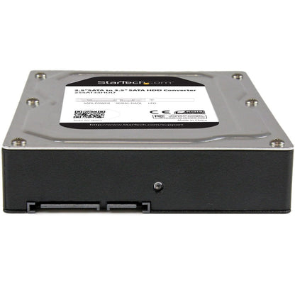 Boîtier adaptateur en aluminium pour disque dur SATA 2,5" vers 3,5" StarTech.com avec hauteur SSD/HDD jusqu'à 12,5 mm 25SAT35HDD